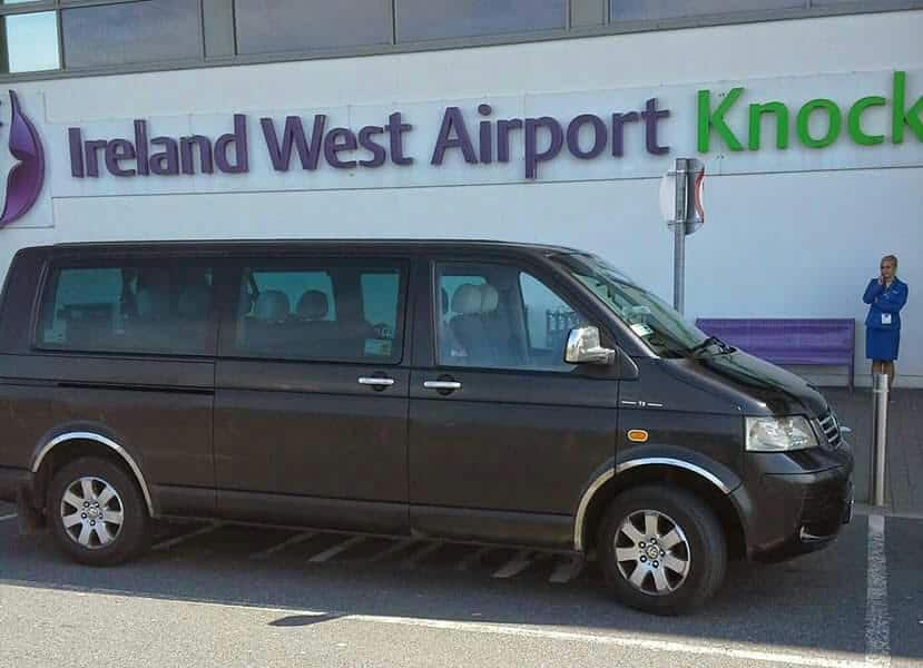 Joe's Taxi, parked up at Ireland West Airport