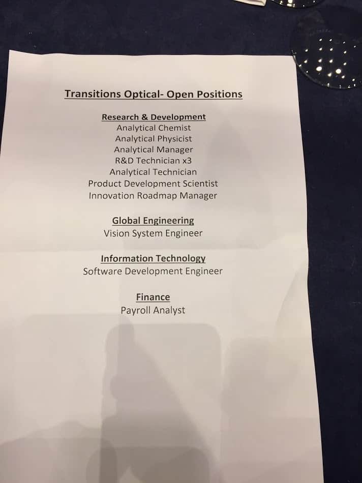 Transitions Optical Tuam jobs