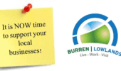 Image of Burren Lowlands logo and to support local companies