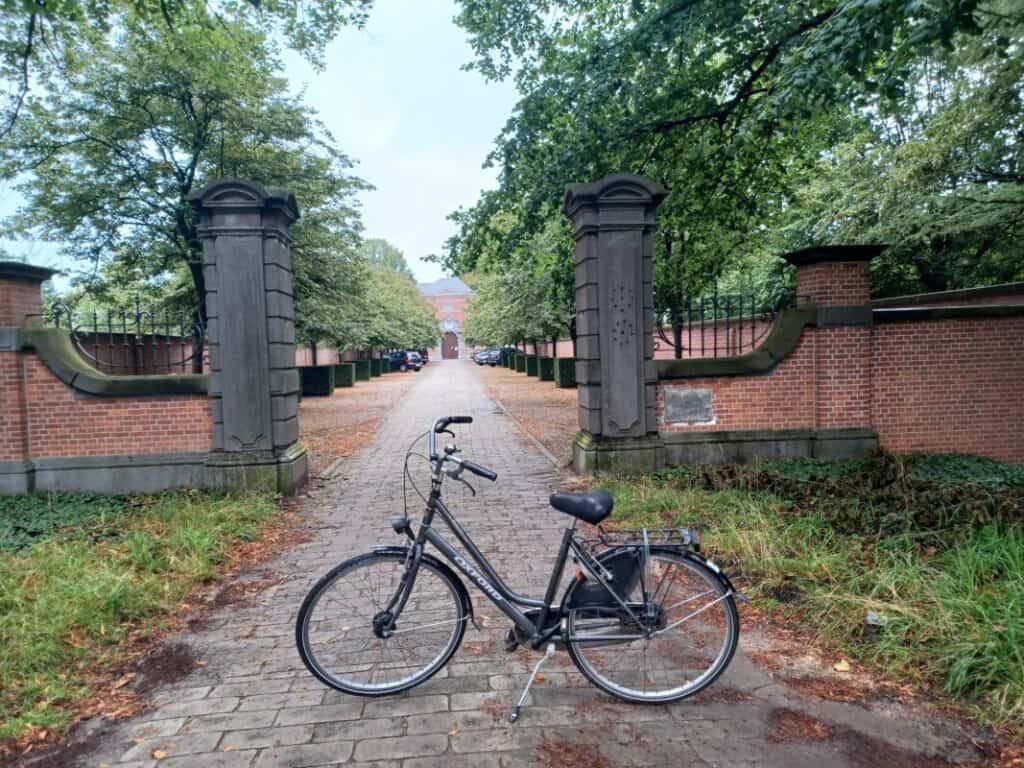 Bike in Front of Trappists Abbey in Westmalle