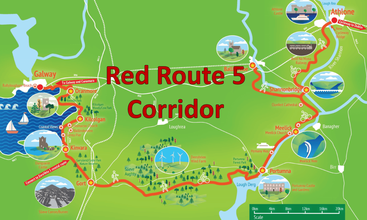 Map Red Route Corridor